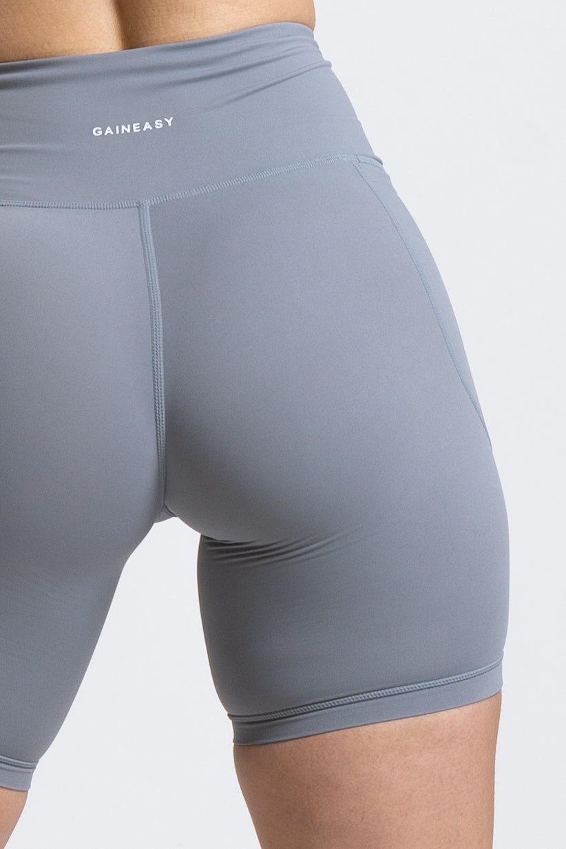 Racer Side Pocket Shorts - Cloud Grey