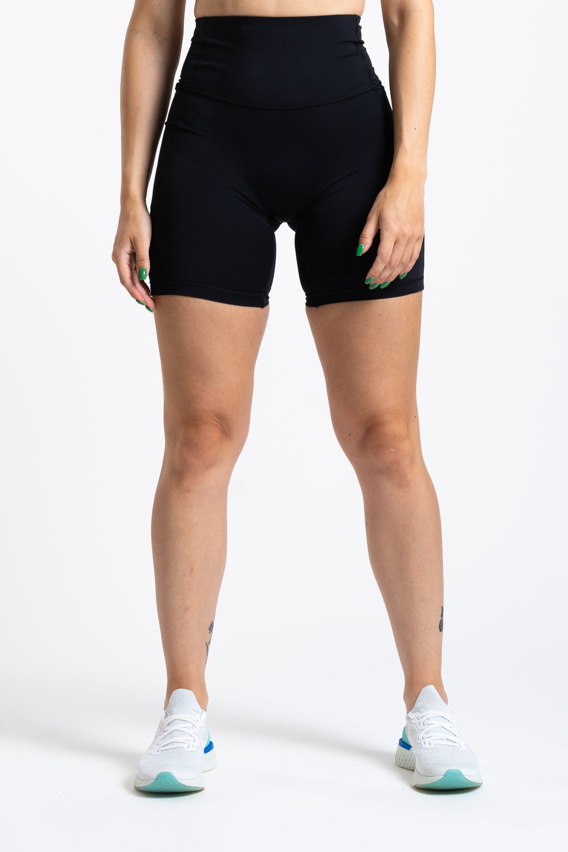 Racer Side Pocket Shorts - Jet Black