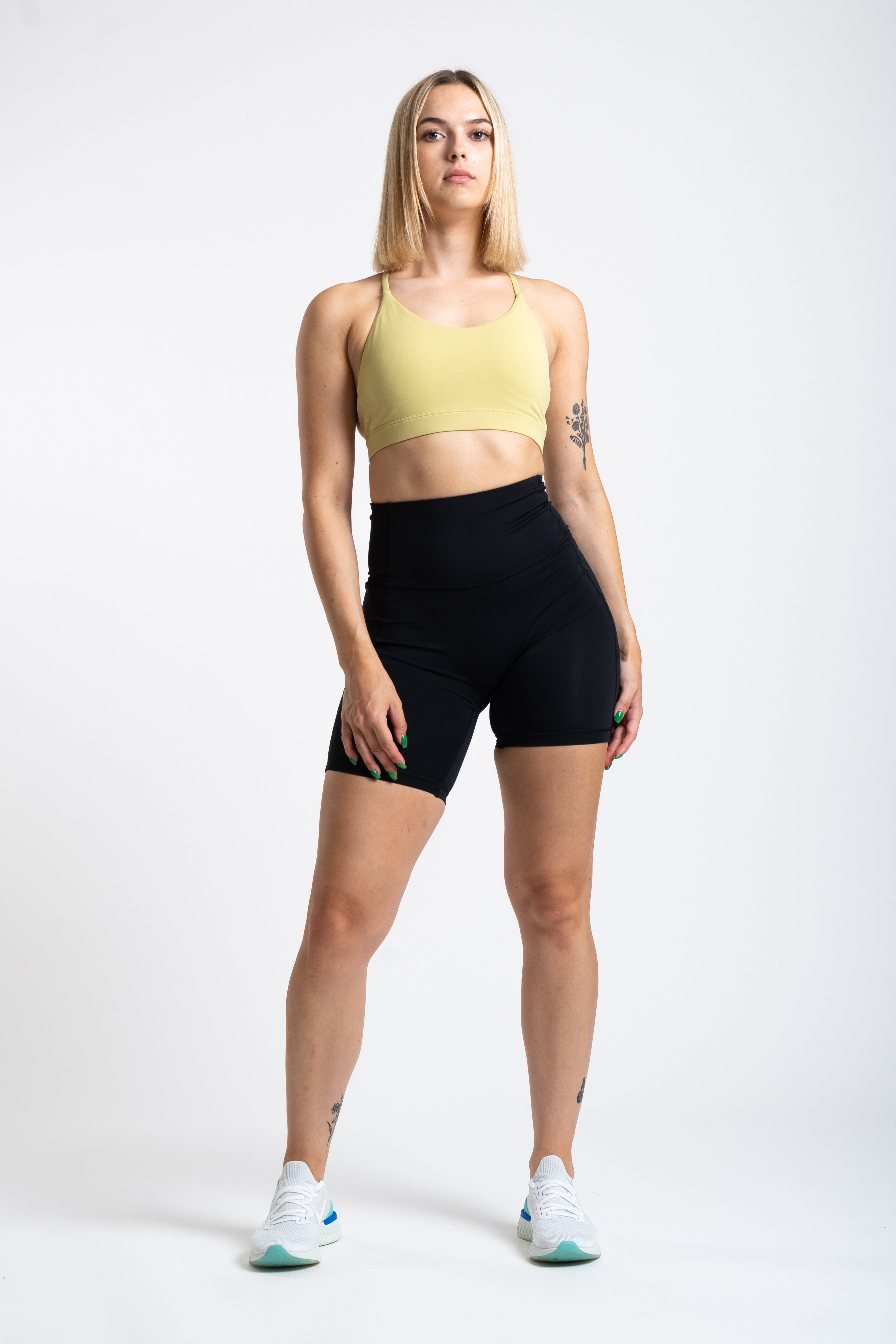 Define Backless Sports Bra - Lime Green