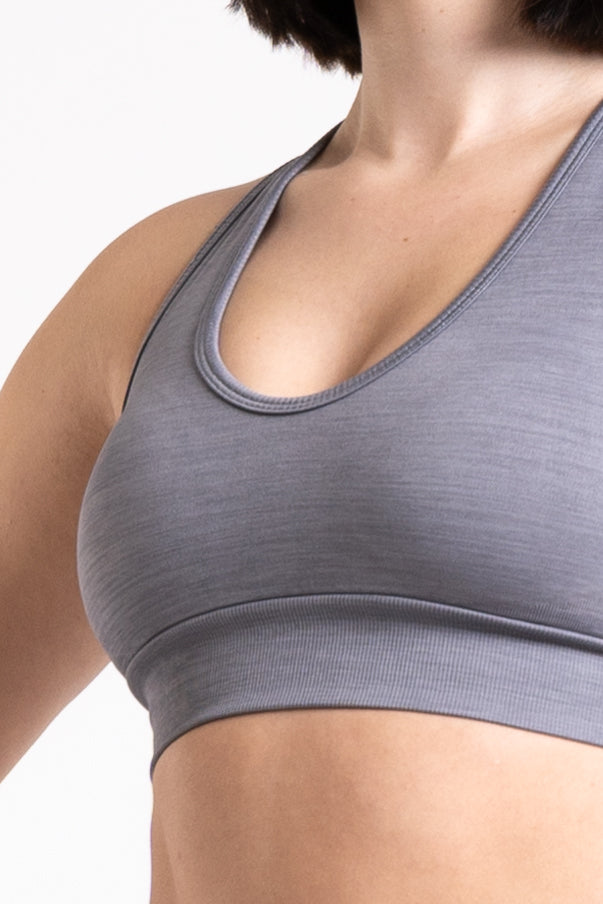 Reflex Sustainable Sports Bra - Lunar Grey