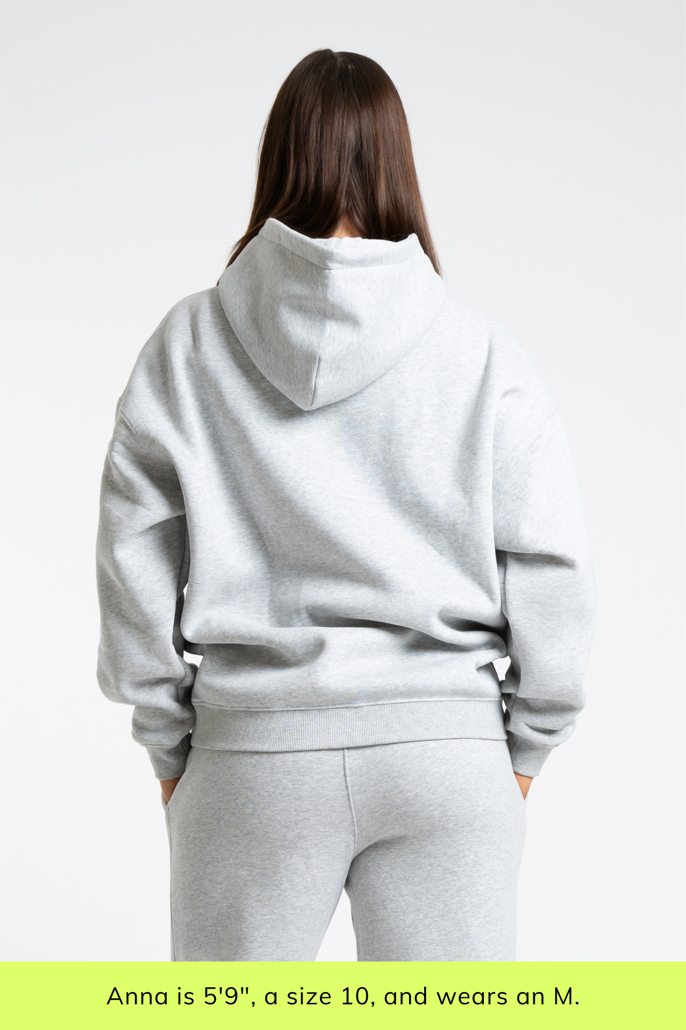 Warm Up Oversized Hoodie - Grey Marl