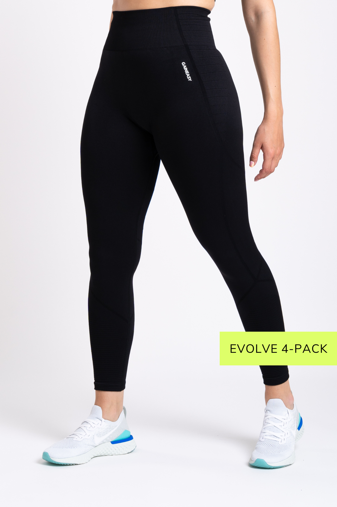 Evolve Seamless 4 Pack - Pitch Black