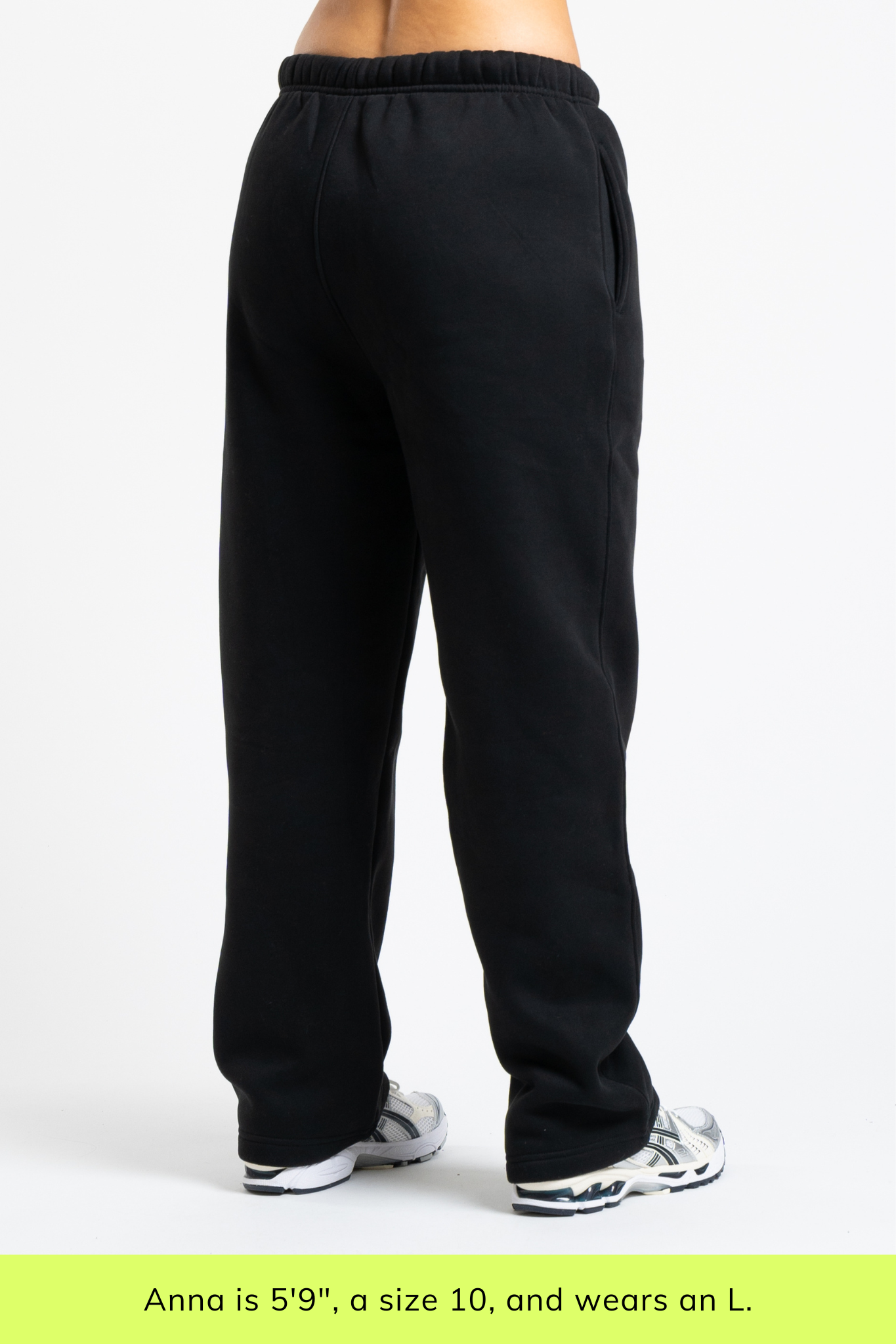 Warm Up Straight Leg Sweatpants - Midnight Black