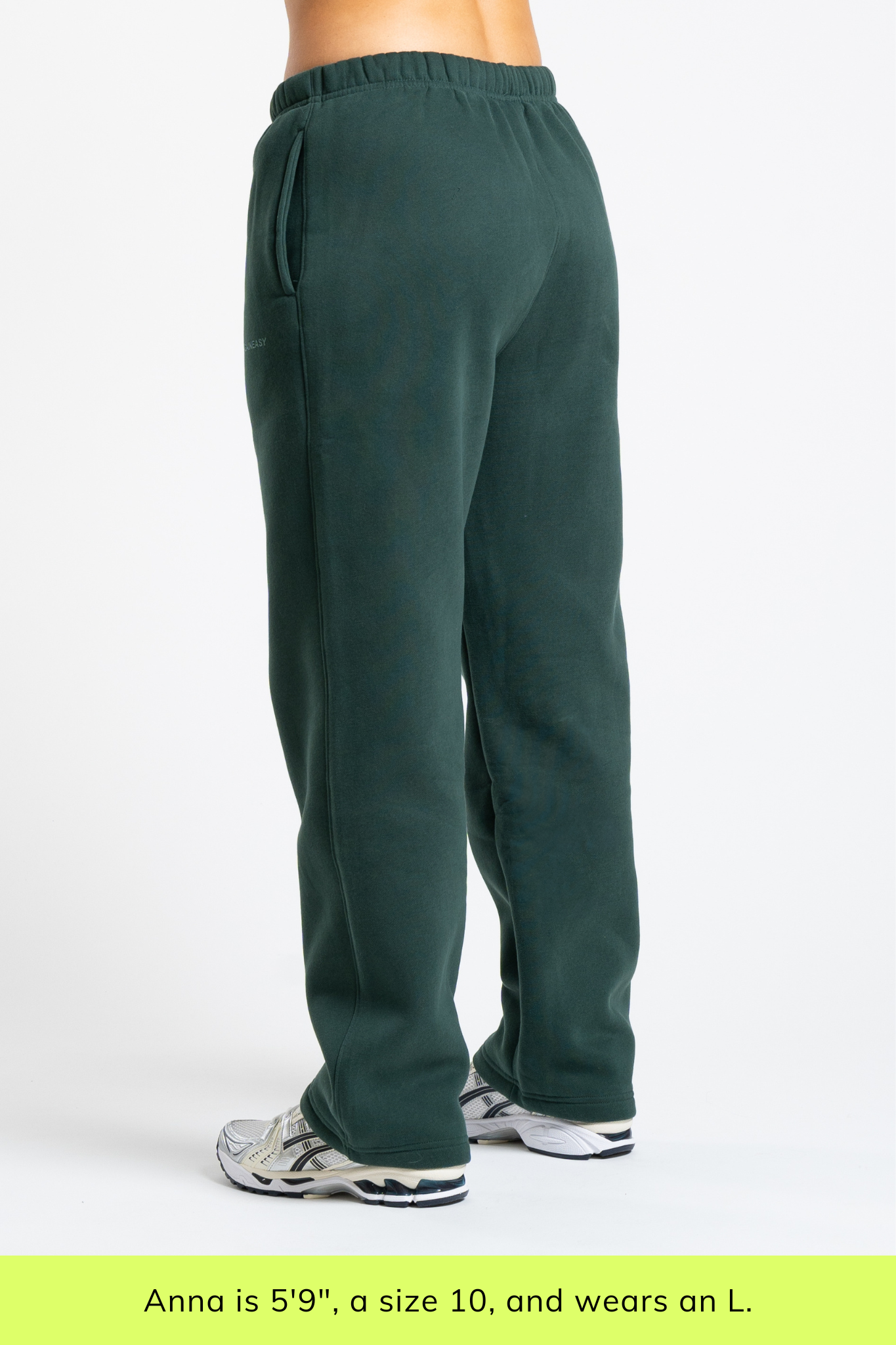 Warm Up Straight Leg Sweatpants - Forest Green
