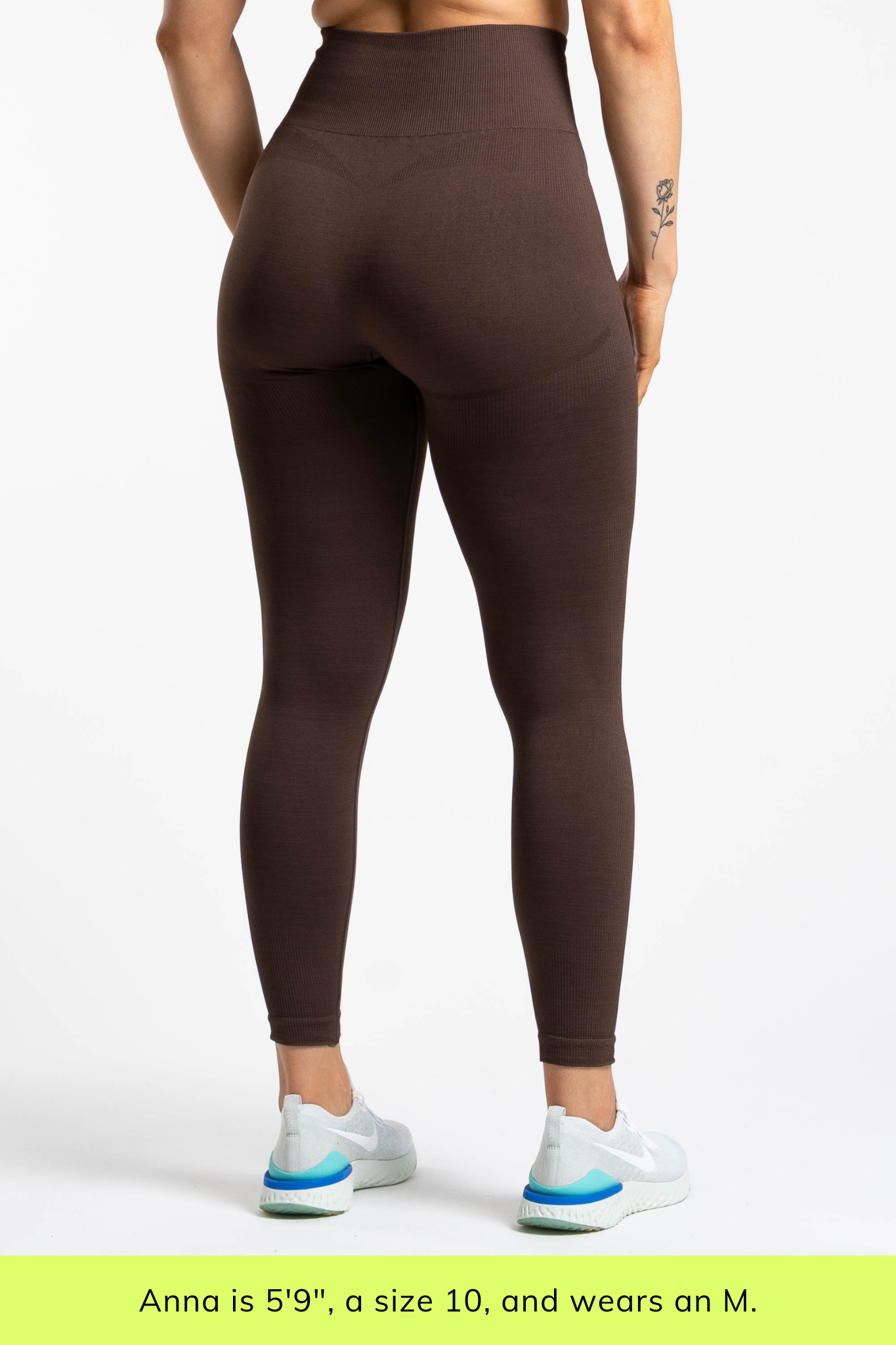 Reflex Sustainable Leggings - Coffee Brown