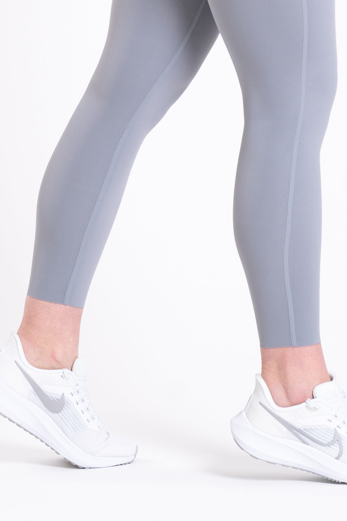 Racer Side Pocket Leggings - Cloud Grey