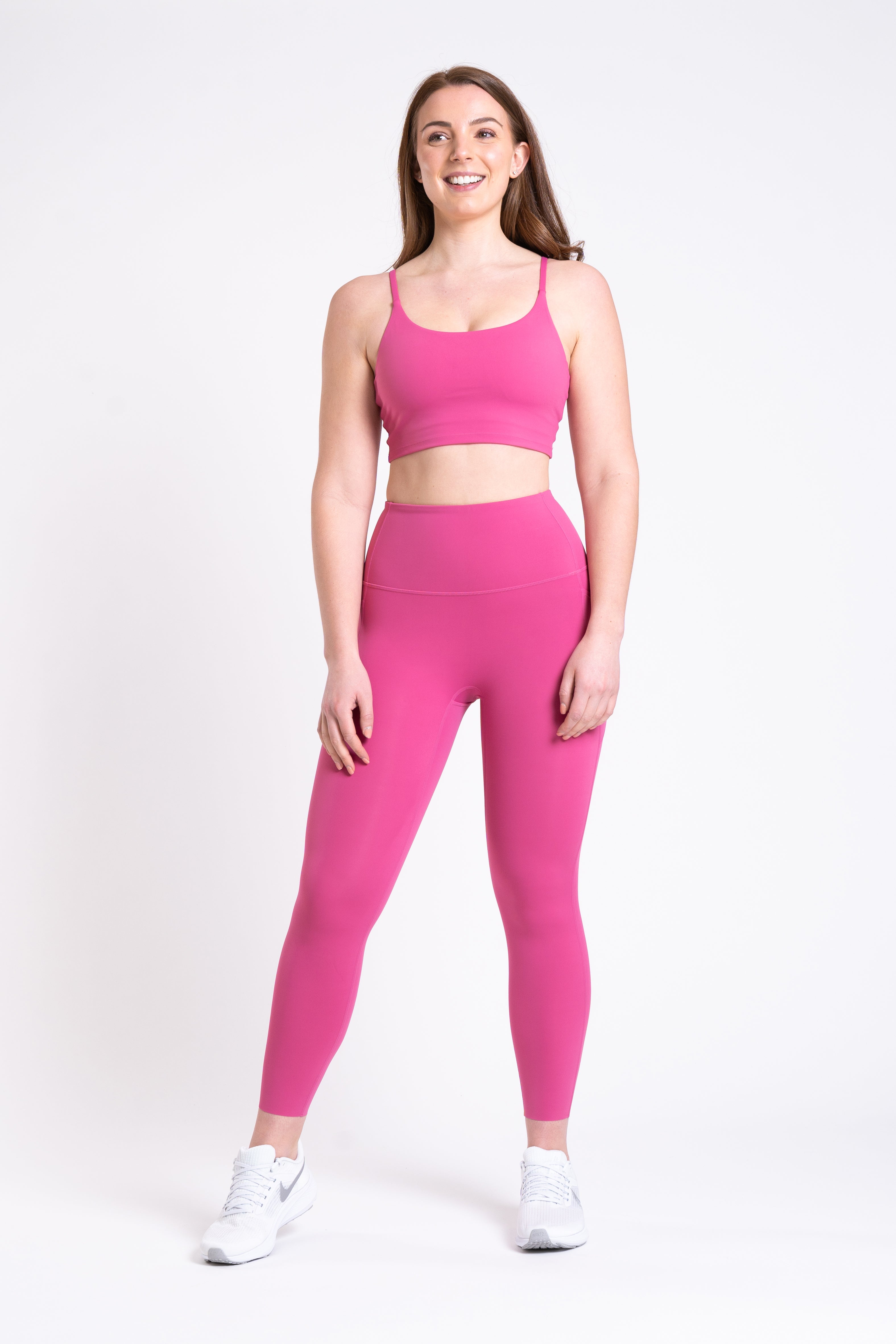 Racer Tank Bra - Hot Pink
