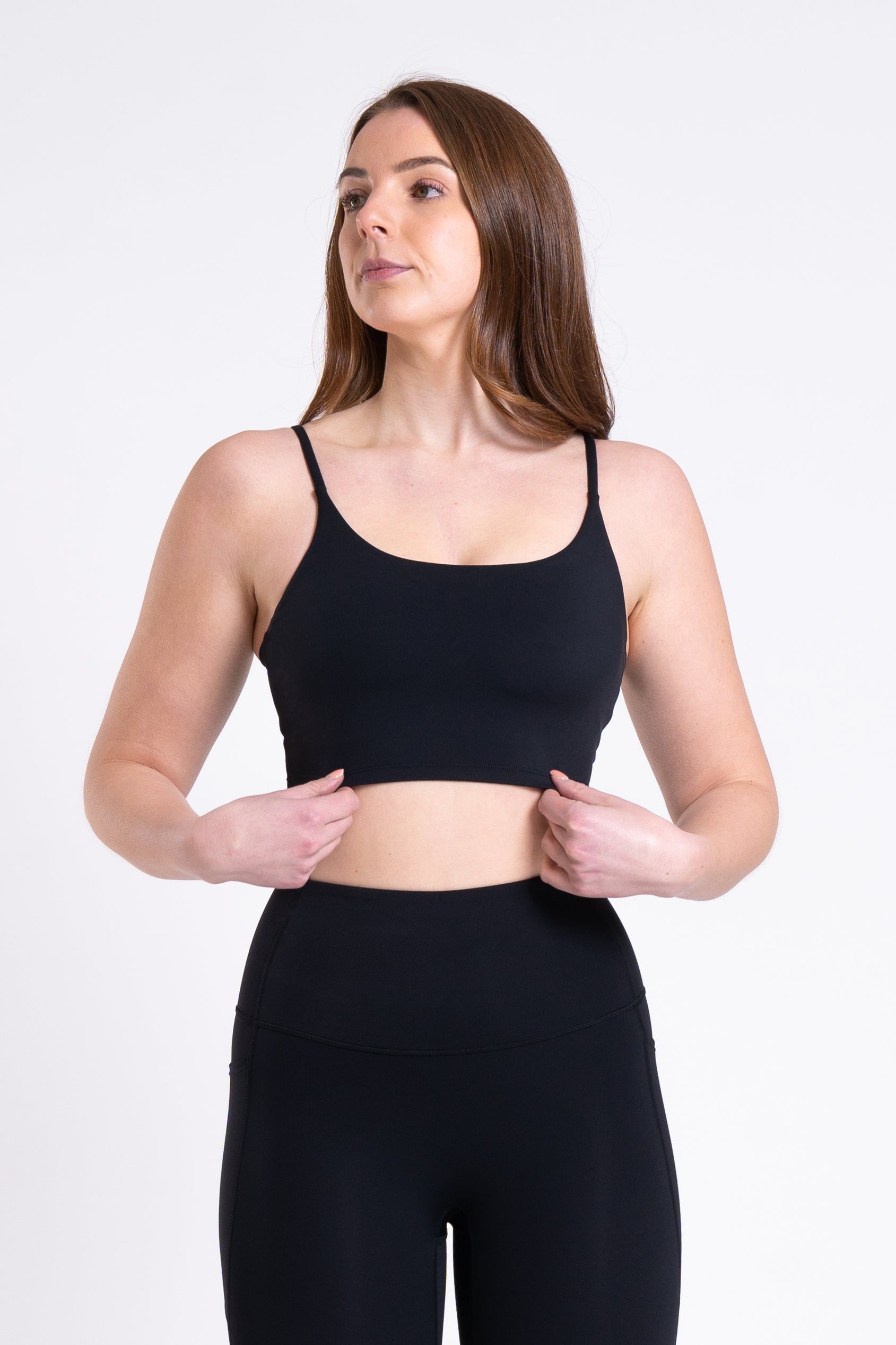 Racer Tank Bra - Jet Black