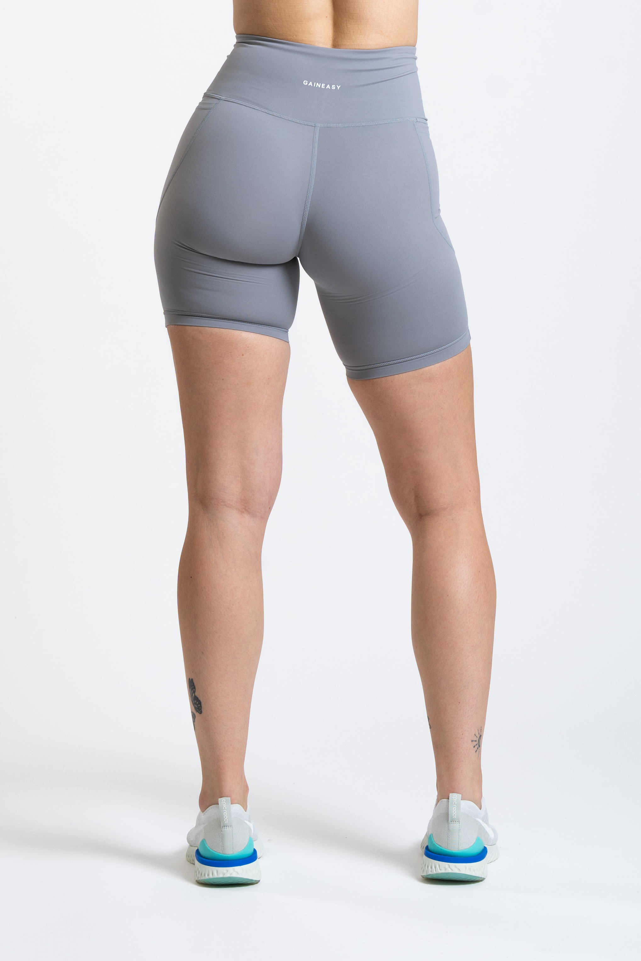 Racer Side Pocket Shorts - Cloud Grey