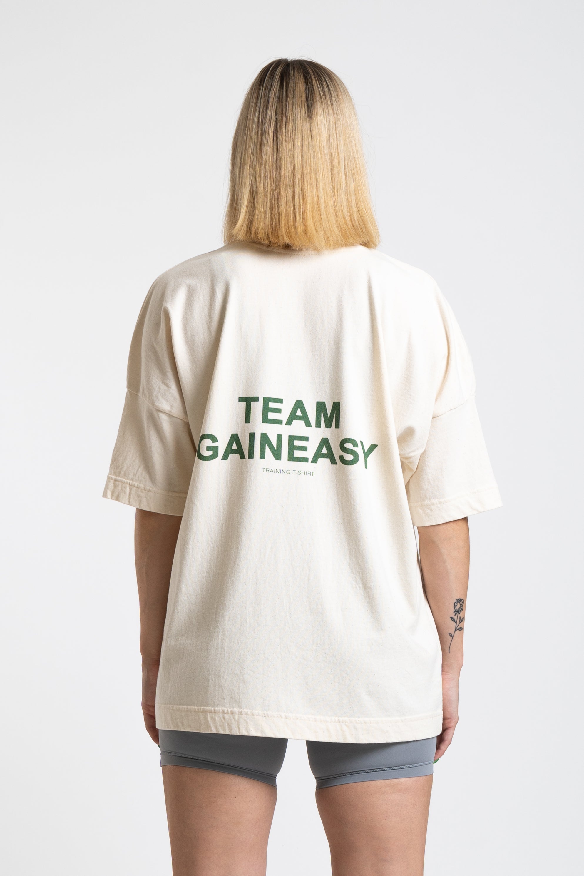 Team Training Oversized Top - Cream