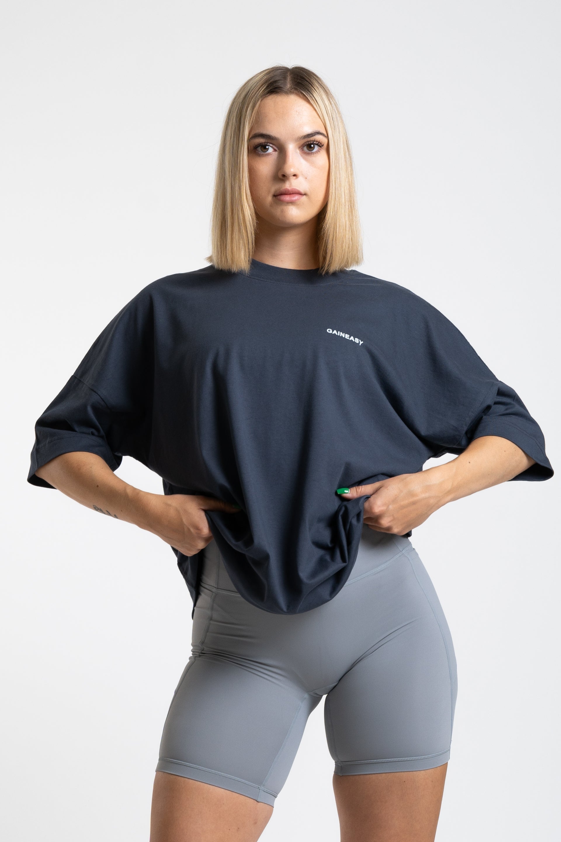 Team Training Oversized Top - Grey