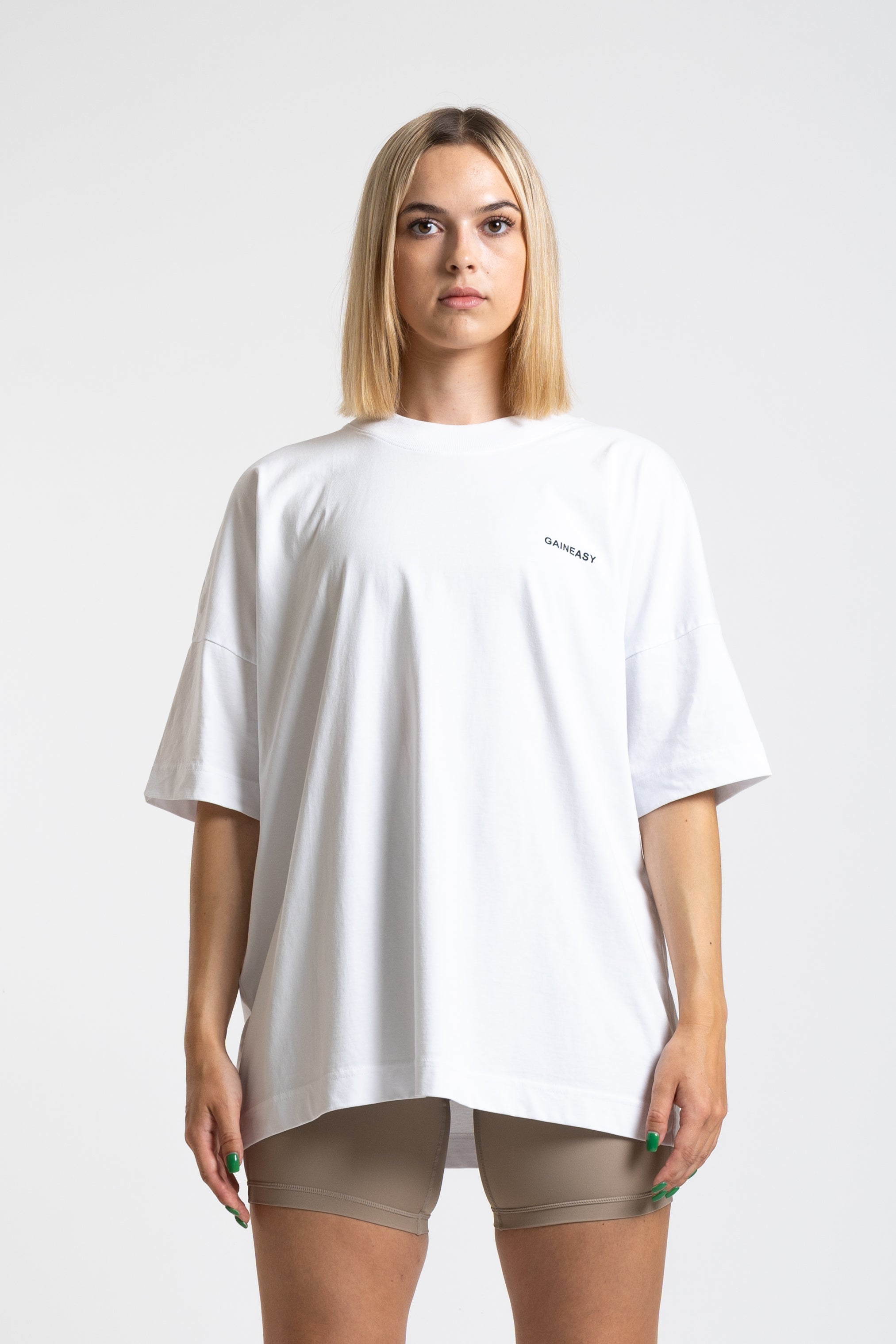 Team Training Oversized Top - White