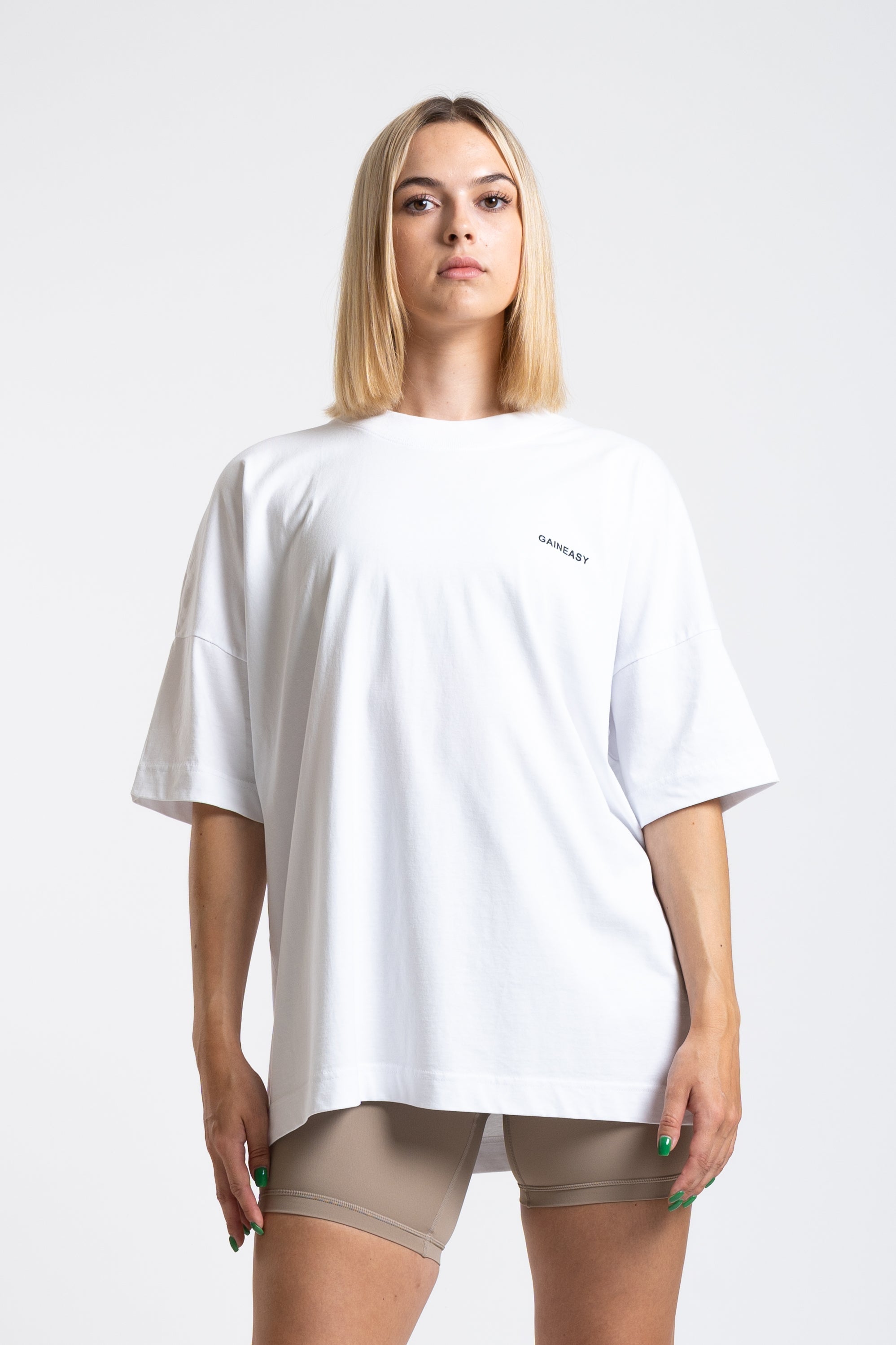 Essential Oversized Top - White