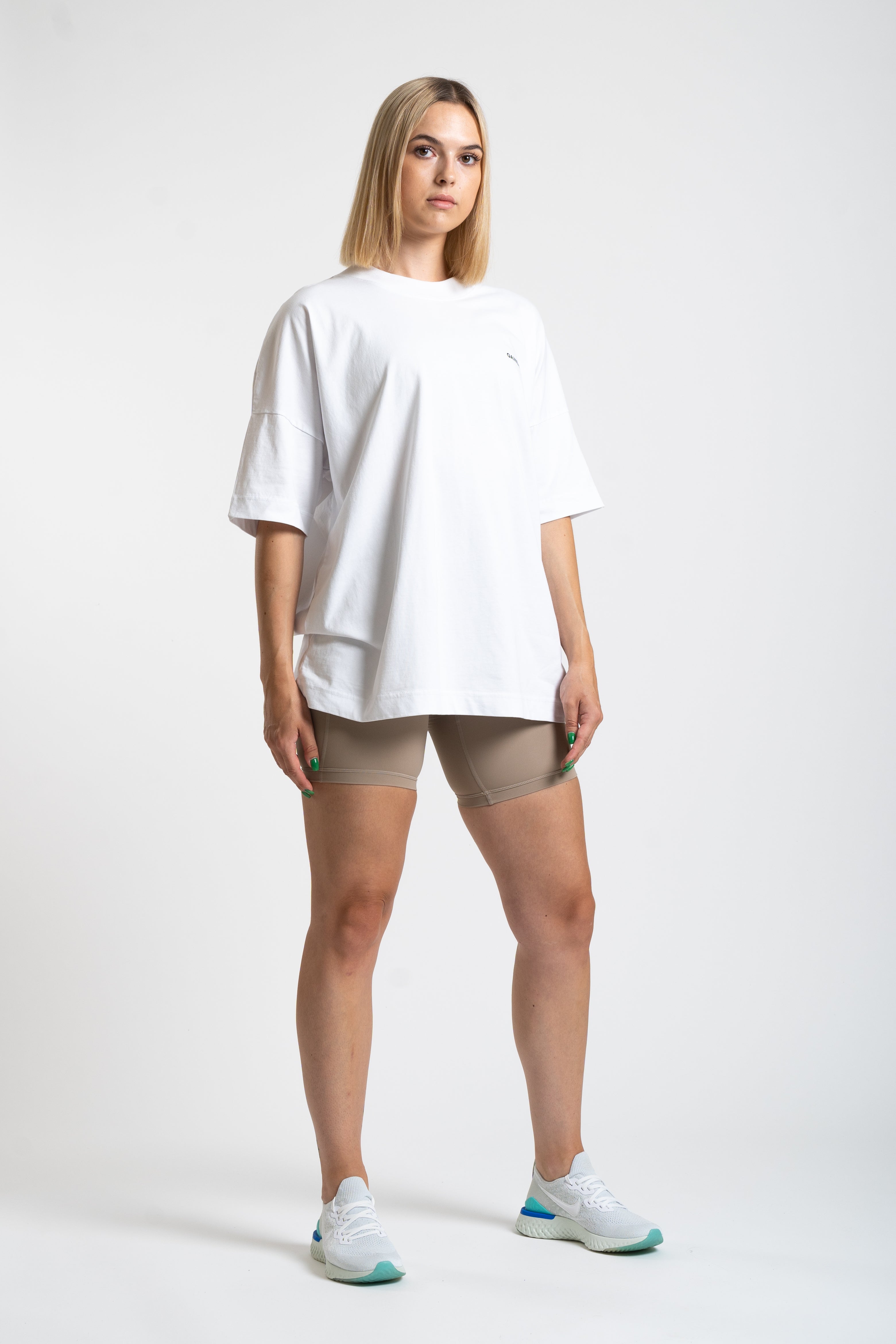 Essential Oversized Top - White
