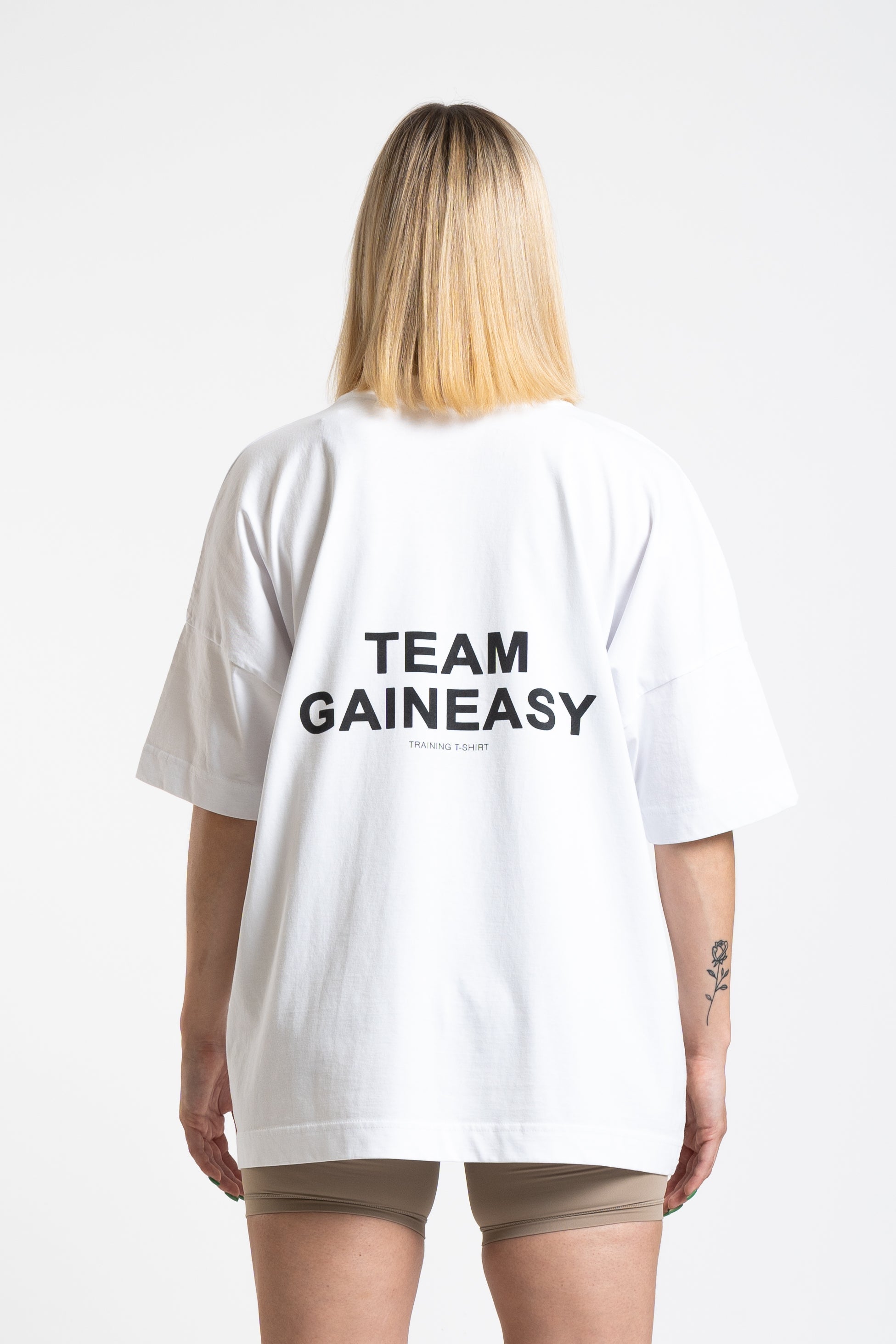 Team Training Oversized Top - White