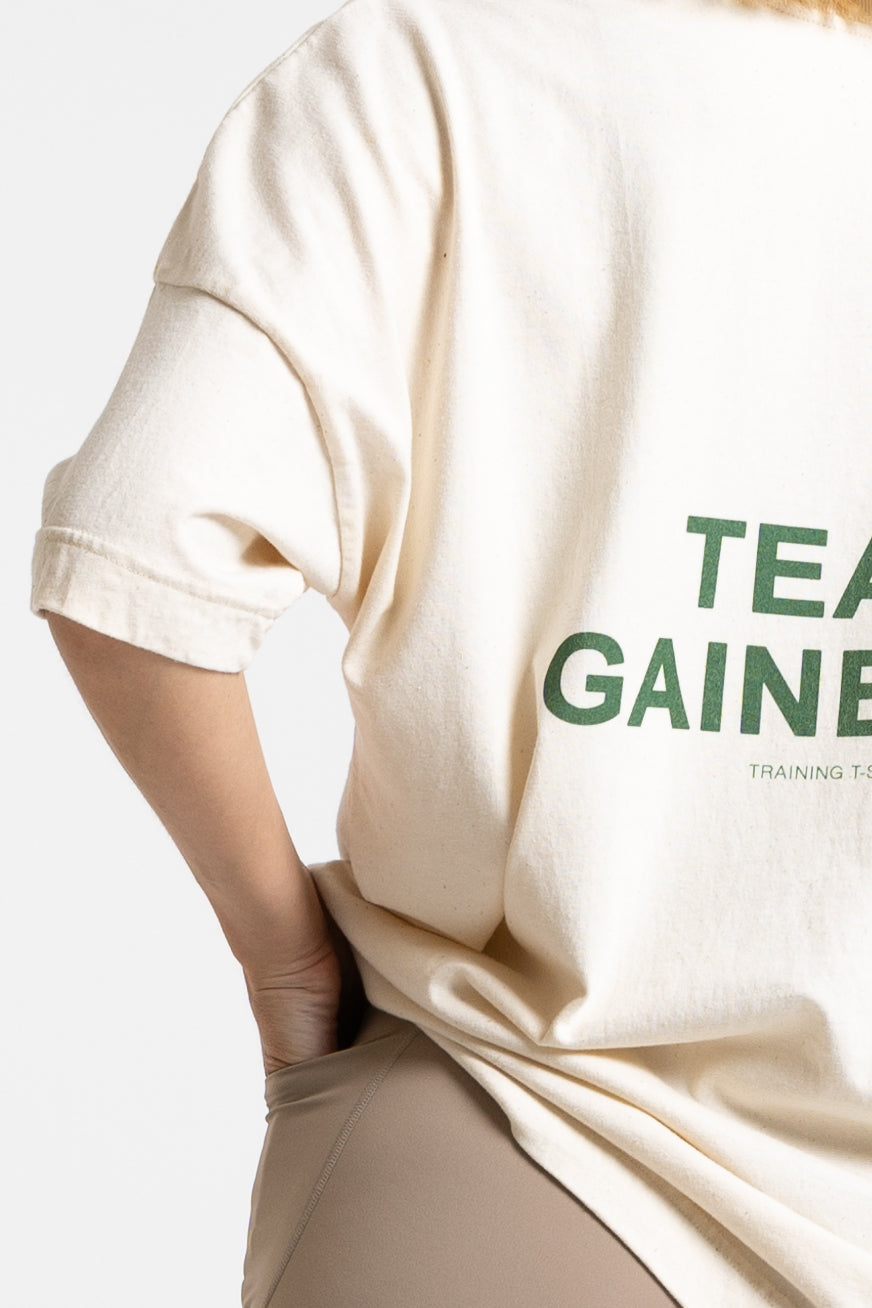 Team Training Oversized Top - Cream