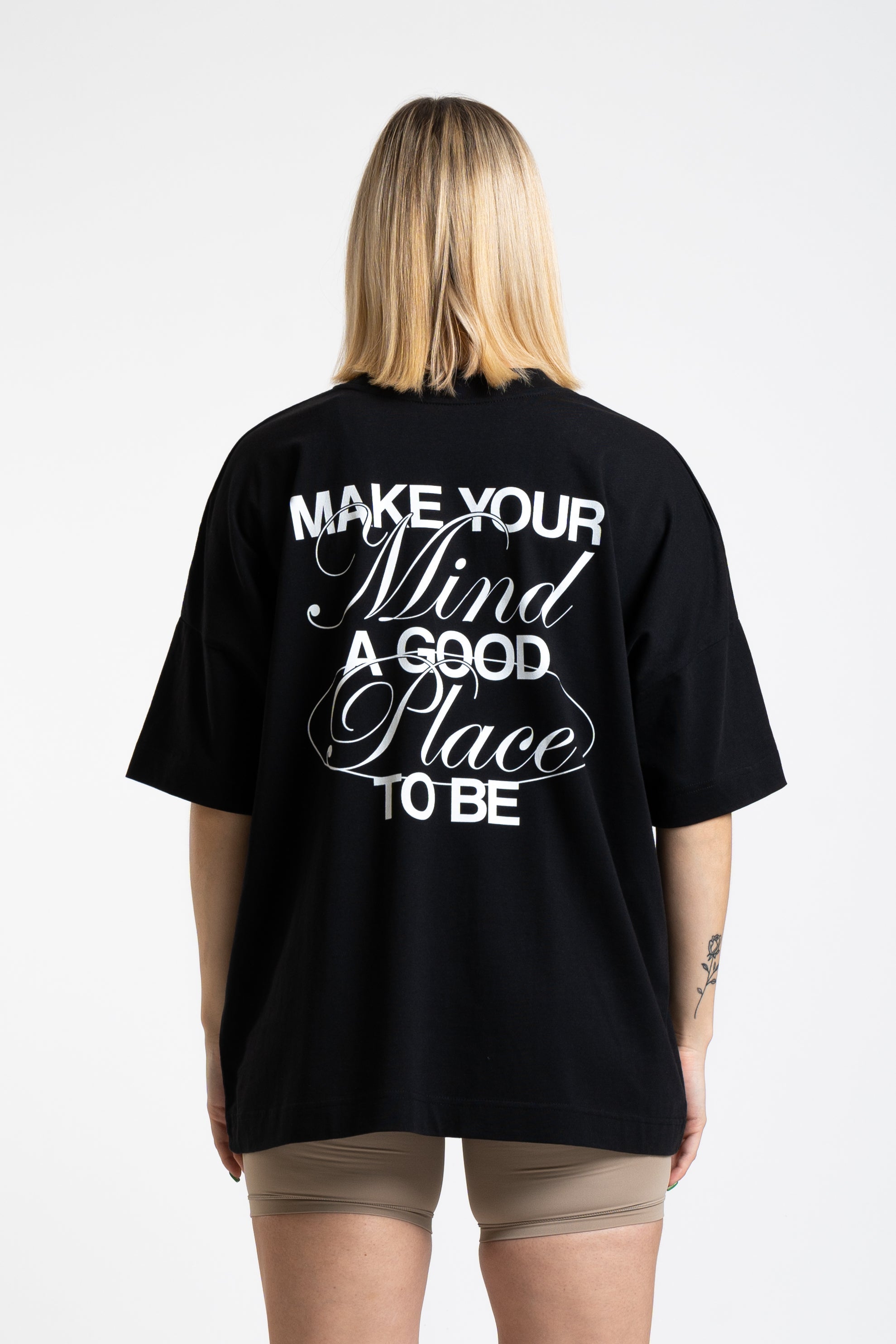 A Good Place Oversized Top - Black