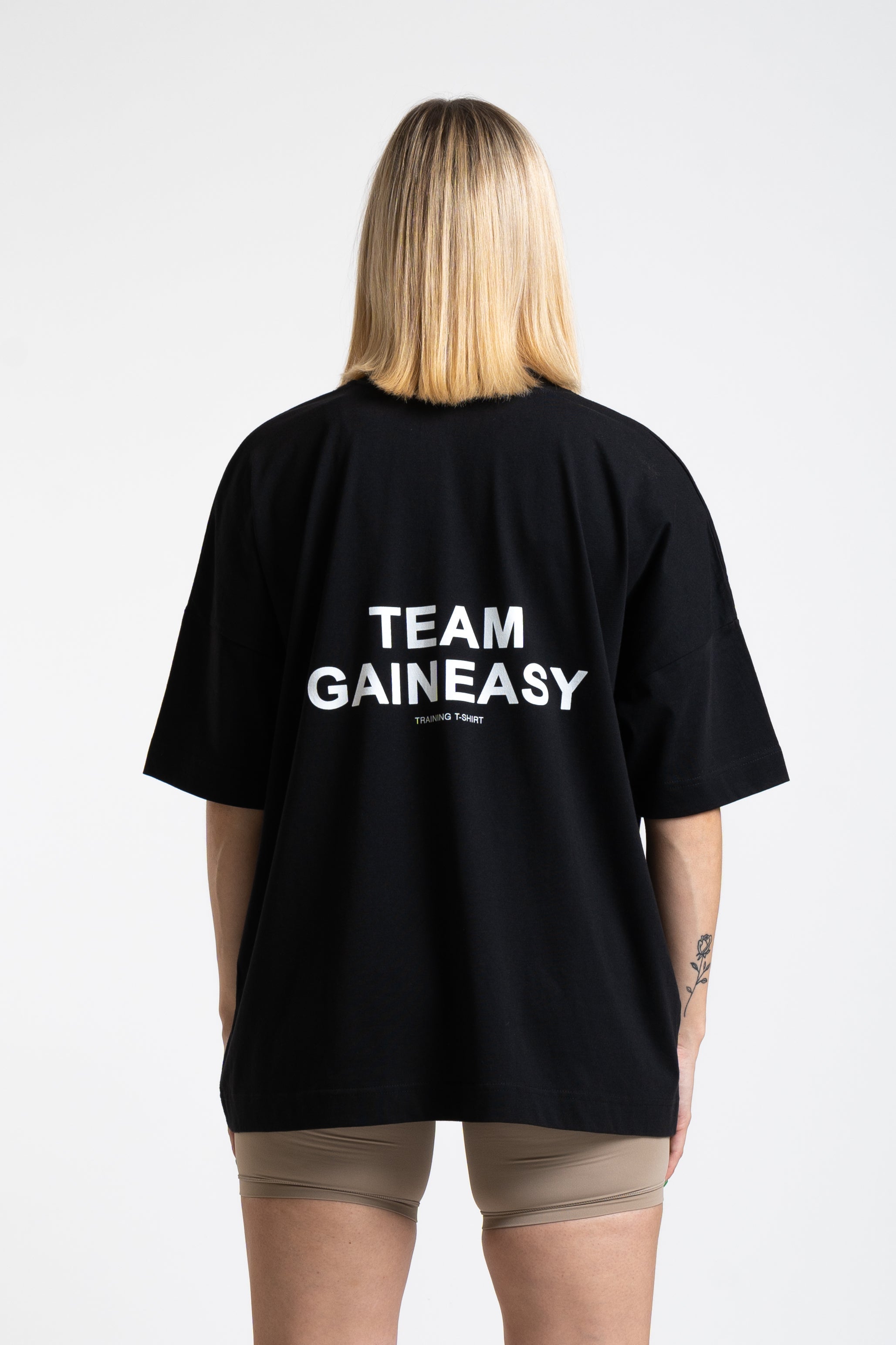 Team Training Oversized Top - Black