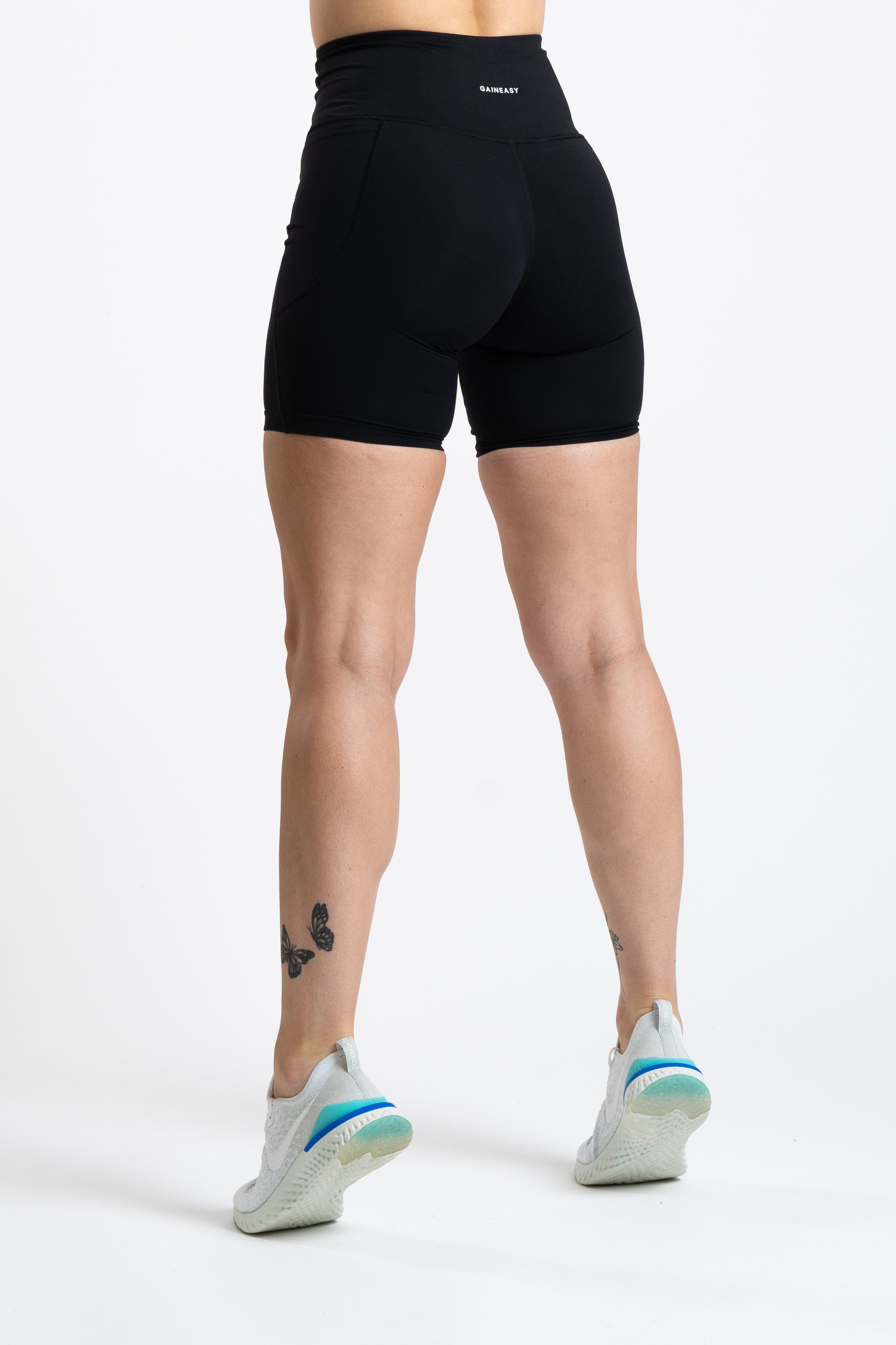 Racer Side Pocket Shorts - Jet Black