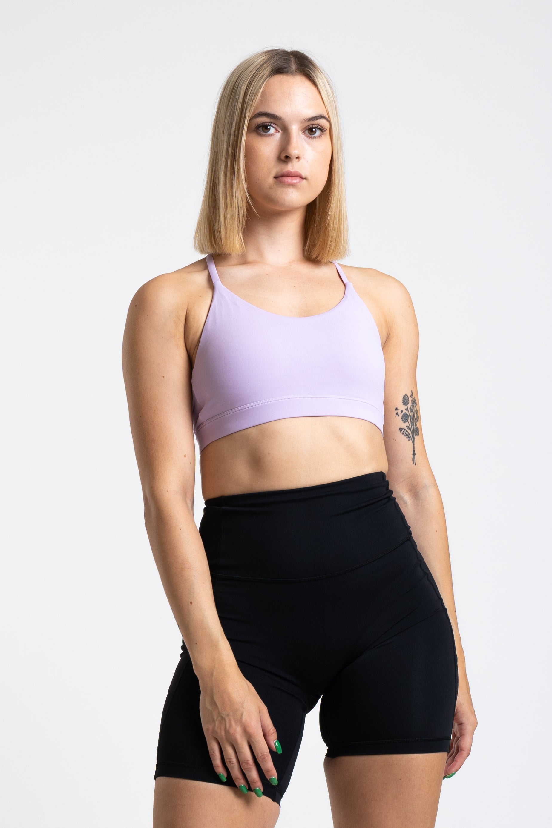 Define Backless Sports Bra - Light Purple