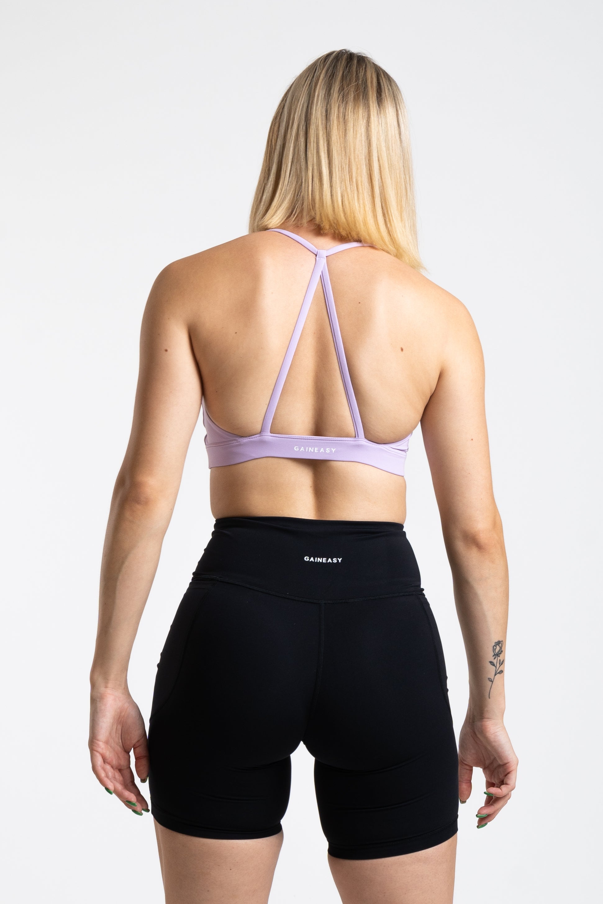Define Backless Sports Bra - Light Purple