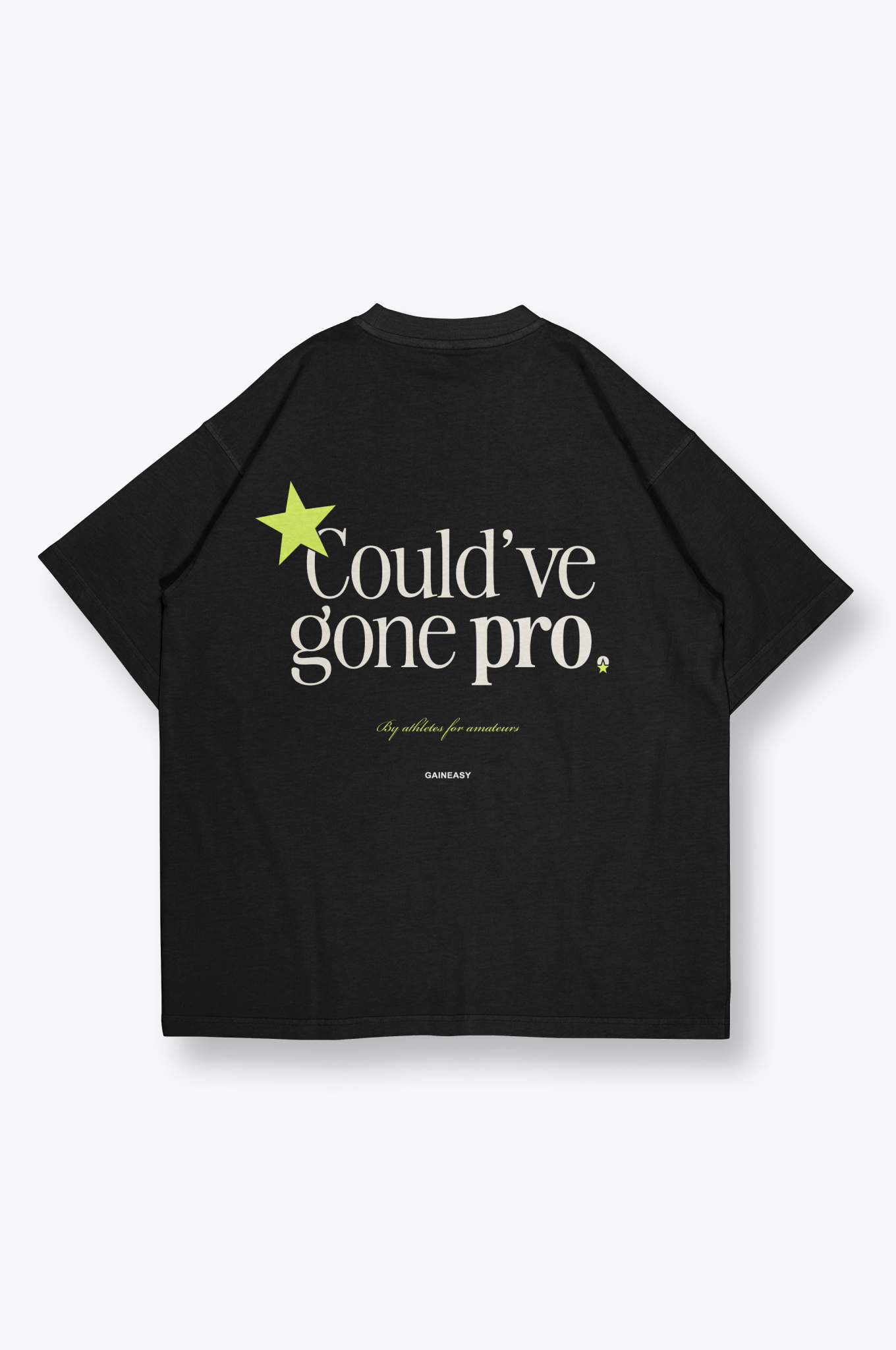 Gone Pro Oversized Top - Black