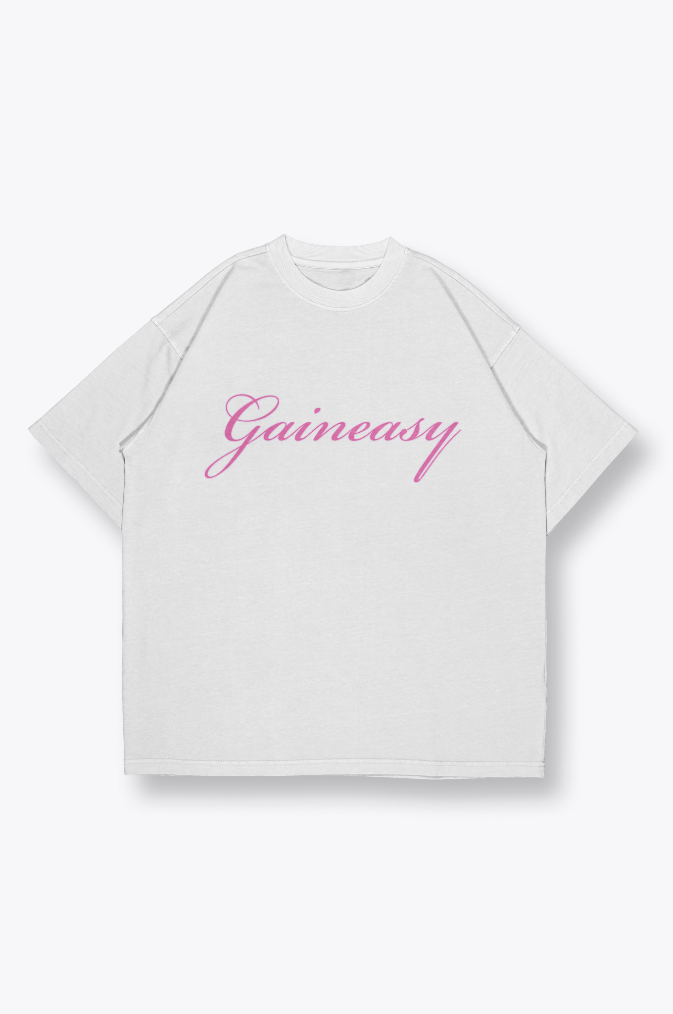 Signature Oversized Top - White