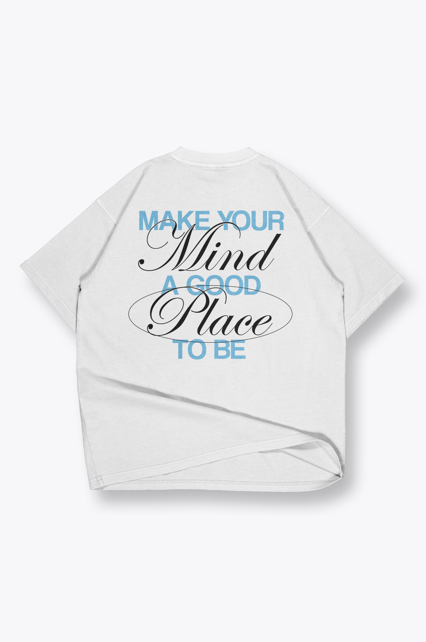 A Good Place Oversized Top - White
