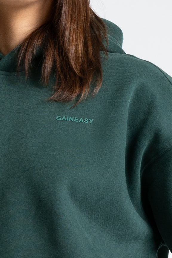 Warm Up Oversized Hoodie - Forest Green
