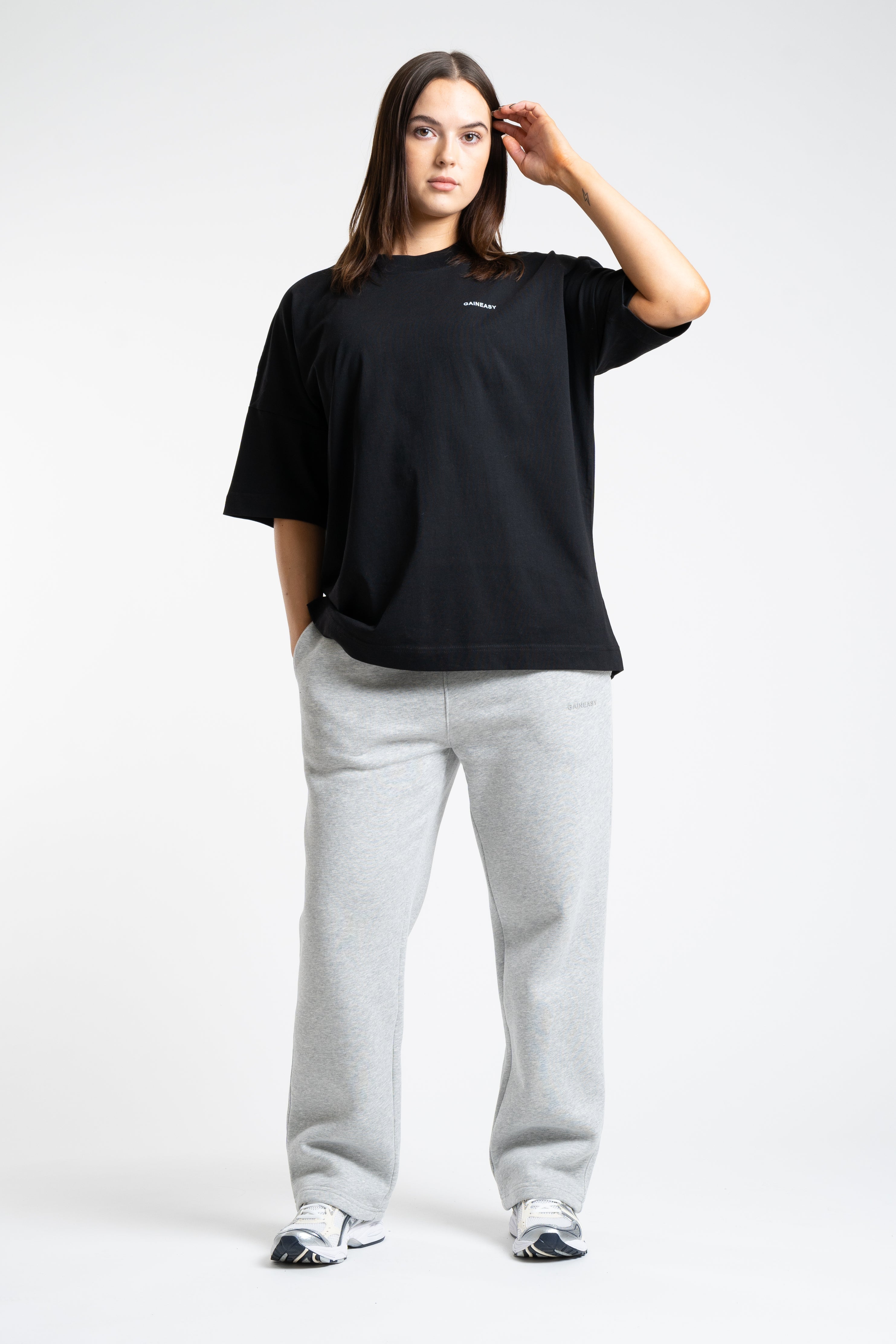 Essential Oversized Top - Black