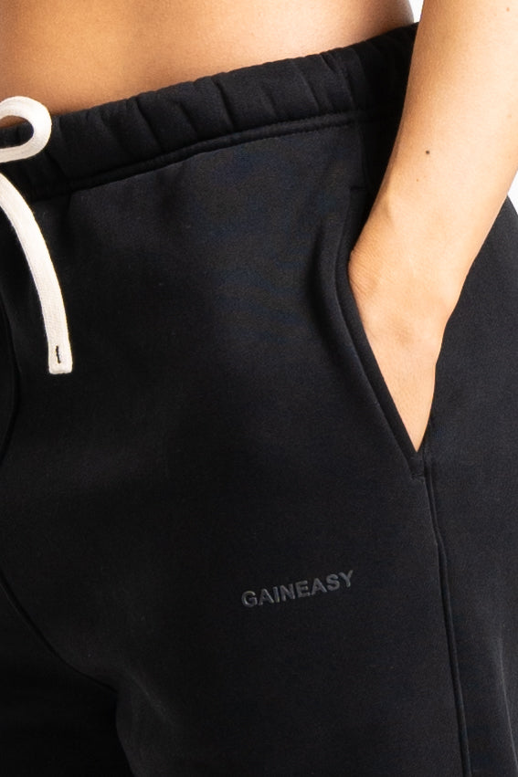 Warm Up Straight Leg Sweatpants - Midnight Black